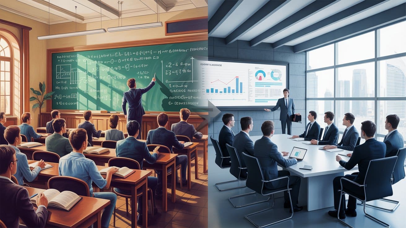 academic education to corporate training
