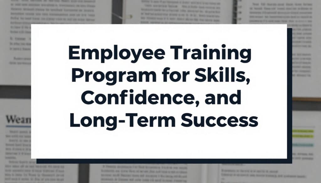 Employee Training Program for Business Success in 2026