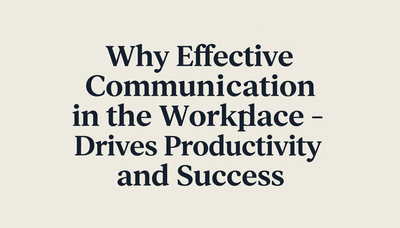 communication in the workplace